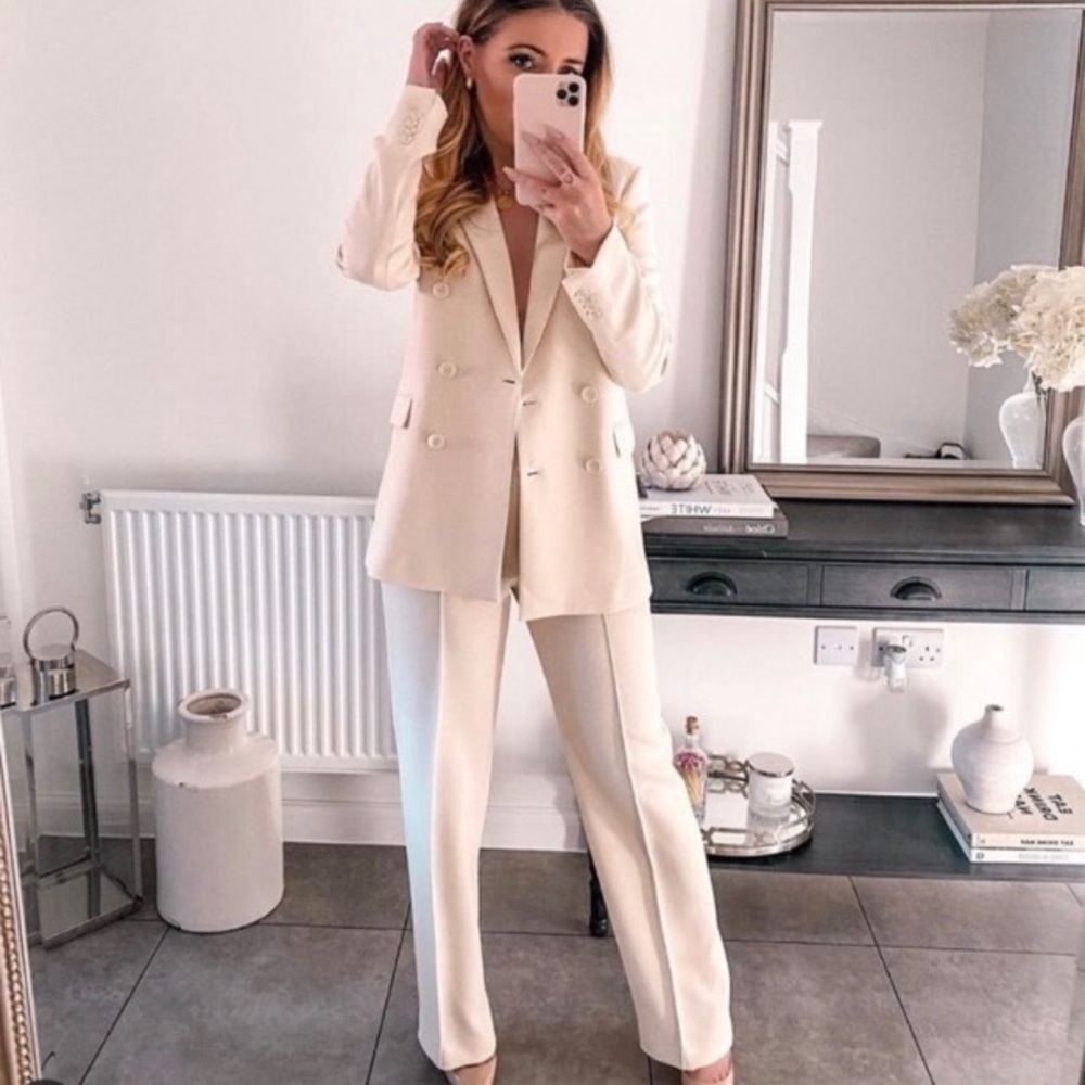 NWT Zara Trousers With Front Seam - Picture 13 of 16